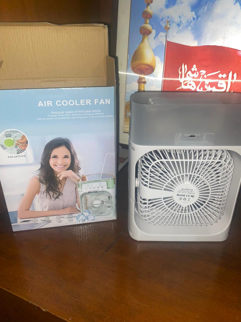 3-in-1 Mini Air Cooler Fan with Humidifier (USB-C)