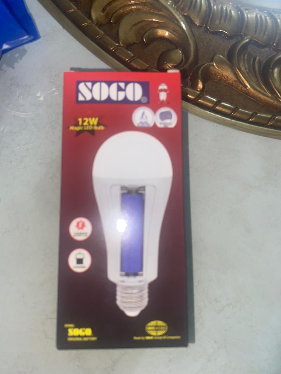 SOGO 12W Magic LED Bulb (Rechargeable Battery)
